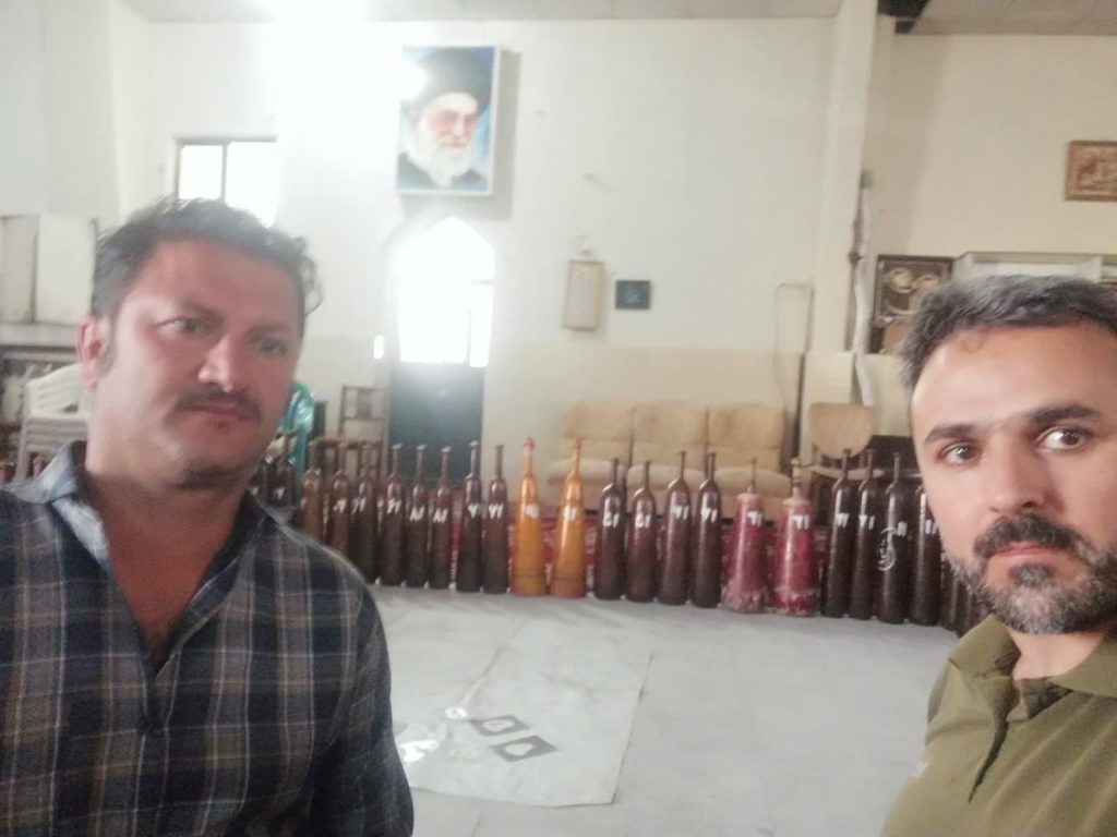 با تشکر از سید قاسم علوی بابت مرتب کردن میل های زورخانه ای صدرا