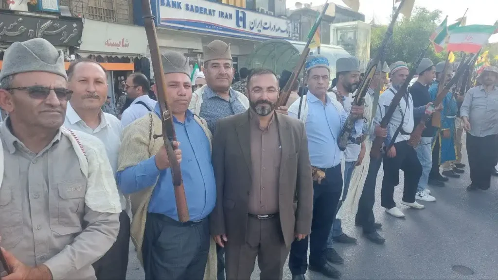 راهپیمایی عشایر استان فارس در شهر صدرا