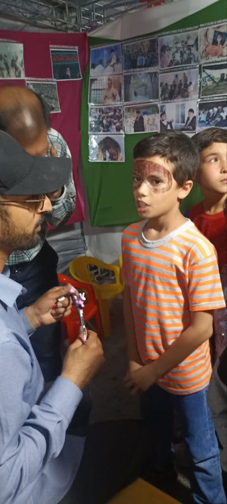 موکب شهید کربلایی سجاد جوکار در صدرا با حمایت داوطلبانه شهروندان برپا شد