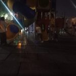 ادامه مشکل روشنایی در پارک خرم صدرا با وجود نصب چند پایه چراغ