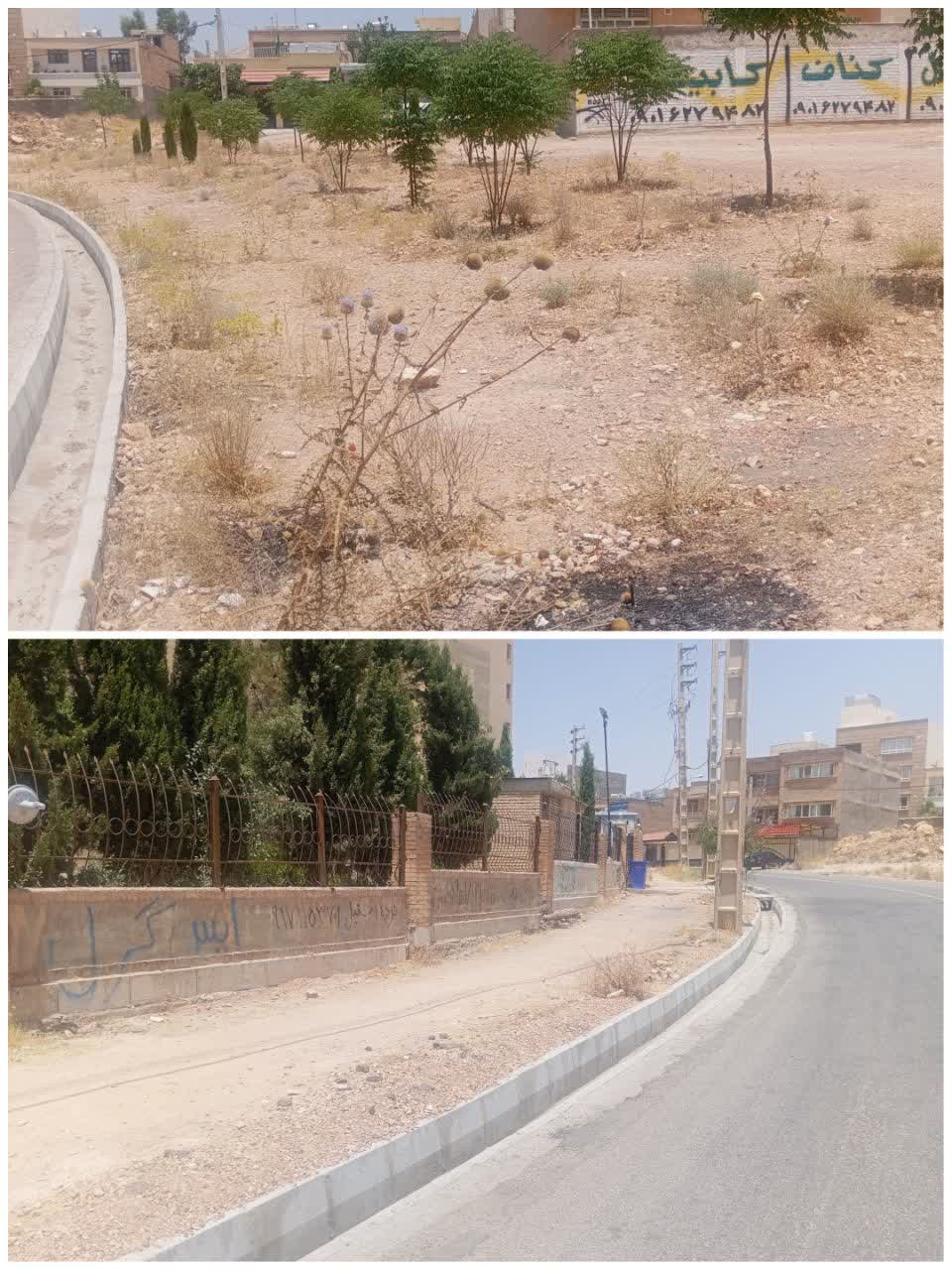 درخواست شهروندان برای بهسازی پیاده‌رو خیابان البرز یک صدرا