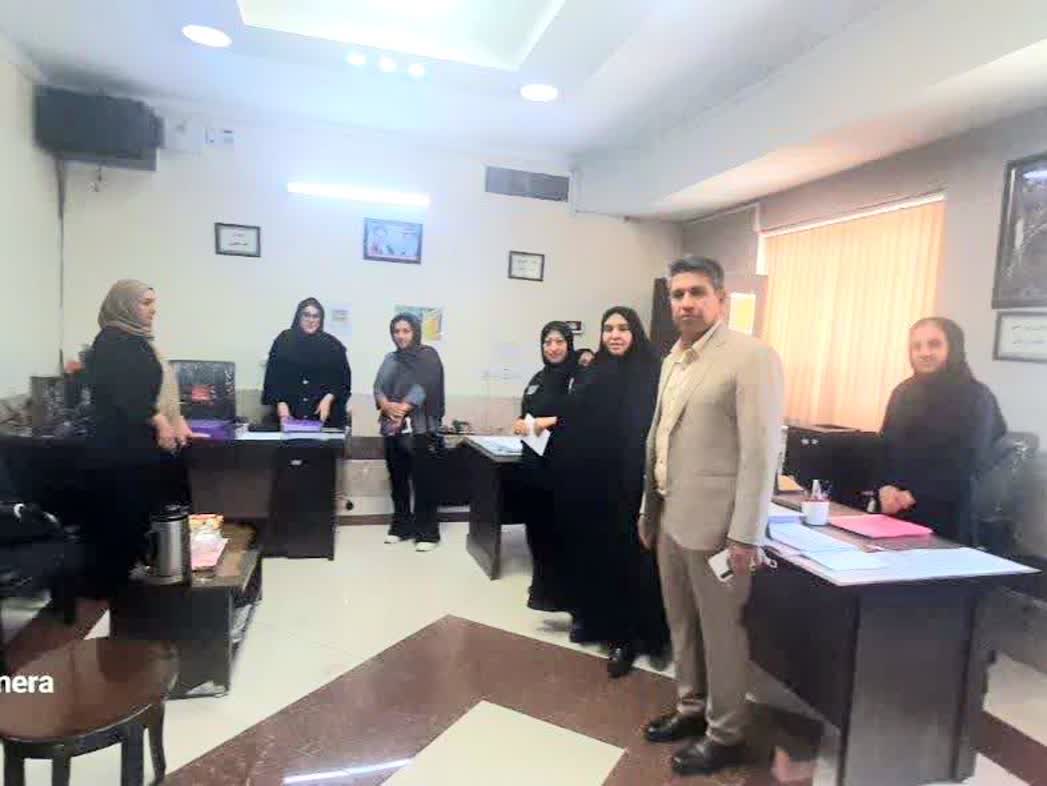 روند بازسازی سالن اجتماعات مدرسه رضوان صدرا بررسی شد