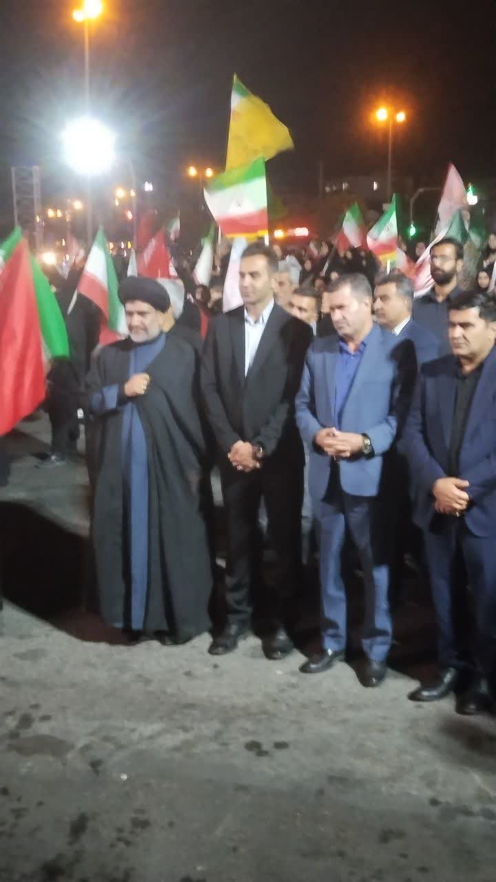 مراسم گرامی‌داشت شهدای اخیر در شهر صدرا برگزار شد